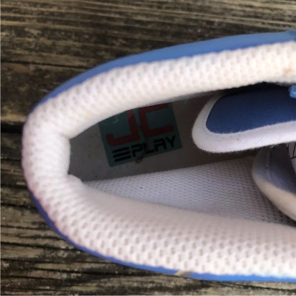 JC Play Jeffrey Campbell Canvas Platform Sneakers Sz 7 HiTops NASA Space Shuttle - Picture 9 of 10